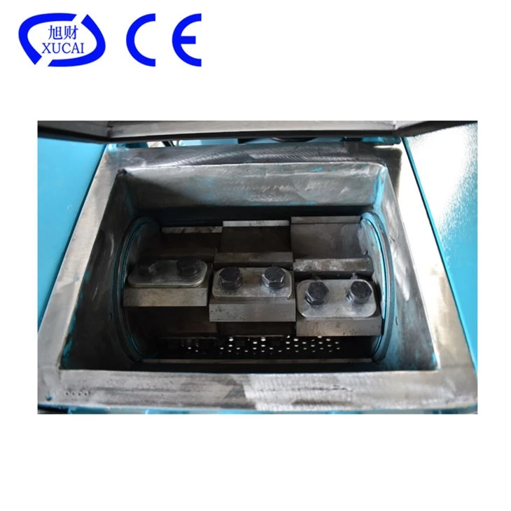 Plastic card crushing machine